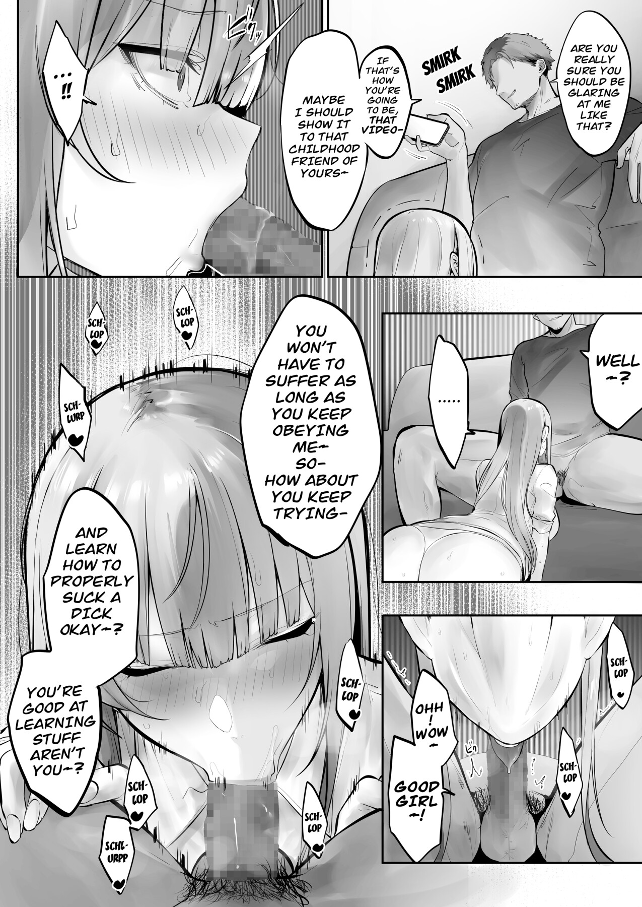 hentai manga Tsubaki falls into depravity after being cuckolded by her brother-in-law